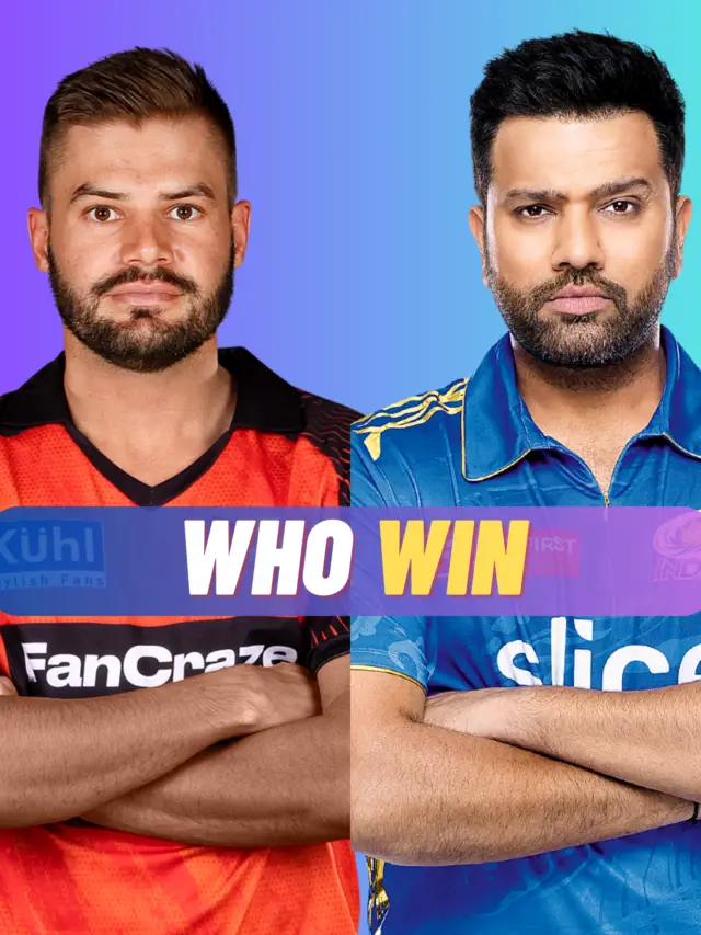 Who wins today’s IPL match between Sunrisers Hyderabad  VS Mumbai Indians?